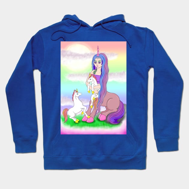 Centaur and unicorns Hoodie by MelanieJeyakkumar